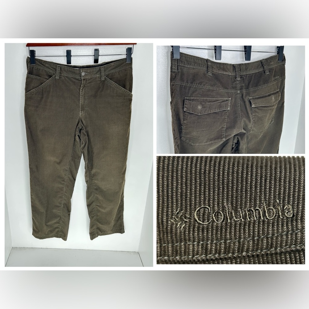 Columbia Corduroy‎ Pants Mens 38 Brown 5 Pocket Straight Fit Career Office 38x30
